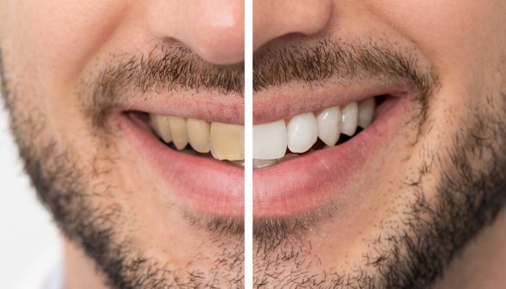 Efekt po pokryciu zębów cienką warstwą kompozytu wykonanego z żywicy. Zabieg bondingu i jego efekt